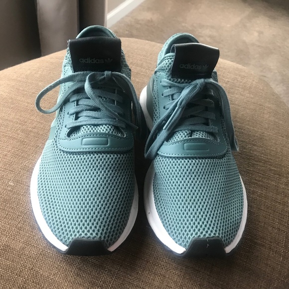 Like New Adidas Ultraboost Sage Green Sneakers - Picture 2 of 5